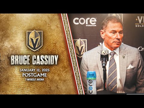 Bruce Cassidy Postgame 1/12: I'm Proud Of Our Defensive Foundation