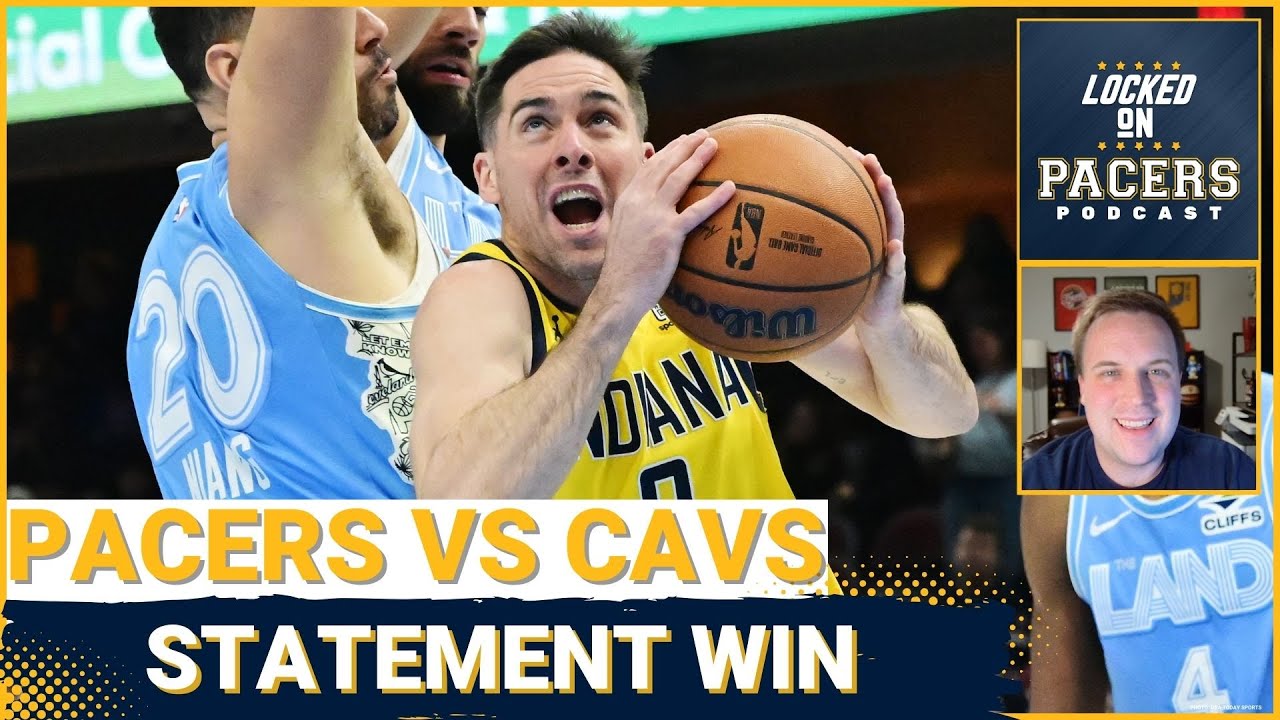 Statement made: Strong second-half defense guides Indiana Pacers to win over Cleveland Cavaliers.