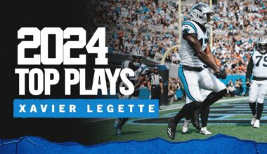 Xavier Legette Top Plays of the 2024 Season | Carolina Panthers