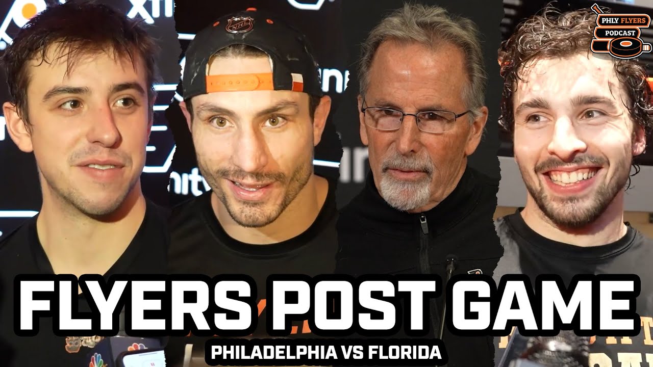 John Tortorella & Flyers Room HYPE After Cates Winning Goal vs Florida