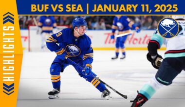 Jack Quinn And Sam Lafferty Score In Buffalo Sabres Loss To Seattle Kraken | Full Game Highlights