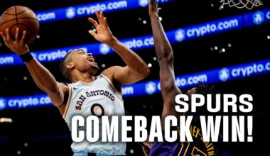 SPURS COMEBACK WIN VS LAKERS!