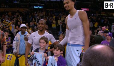 Victor Wembanyama & Chris Paul Sign Their Jerseys for JJ Redick's Sons ❤️
