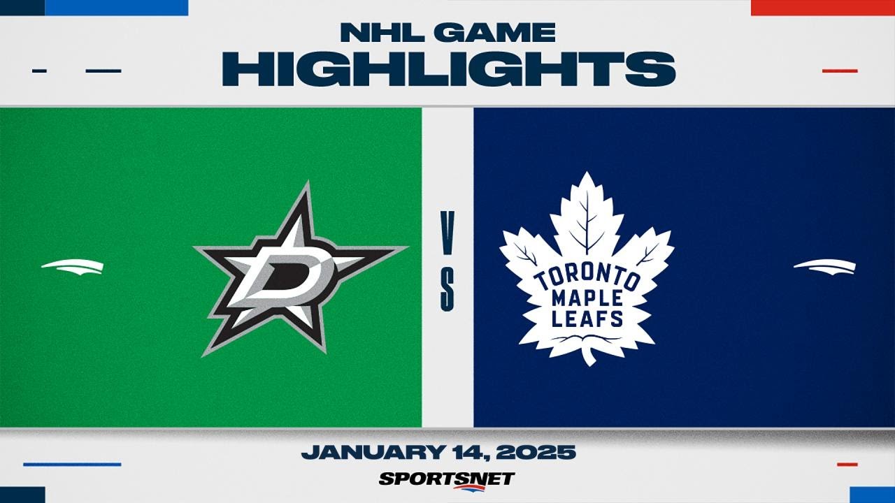 NHL Highlights | Stars vs. Maple Leafs - January 14, 2025
