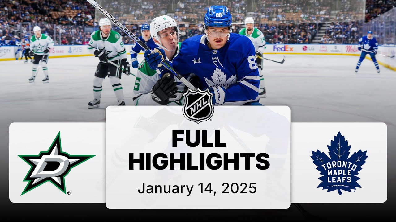 NHL Highlights | Stars vs. Maple Leafs | January 14, 2025
