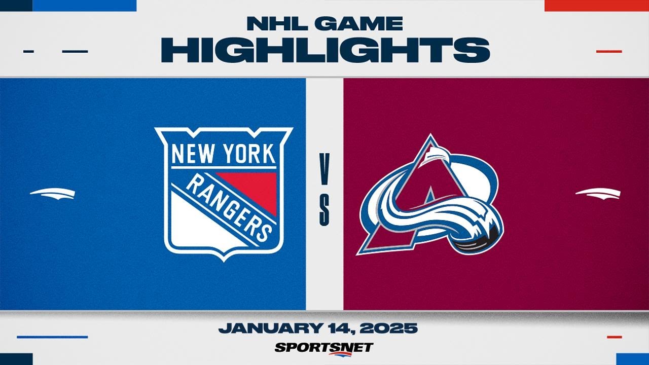NHL Highlights | Rangers vs. Avalanche - January 15, 2025