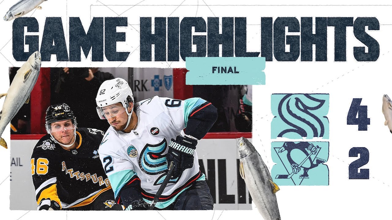 Seattle Kraken at Pittsburgh Penguins | 01/14 Game Highlights