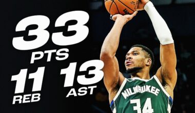 Giannis Antetokounmpo's 33-PT TRIPLE-DOUBLE vs Kings! | January 14, 2025