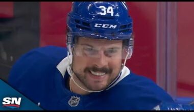 Auston Matthews Opens Scoring With Short-Side Snipe Past Stars' Jake Oettinger