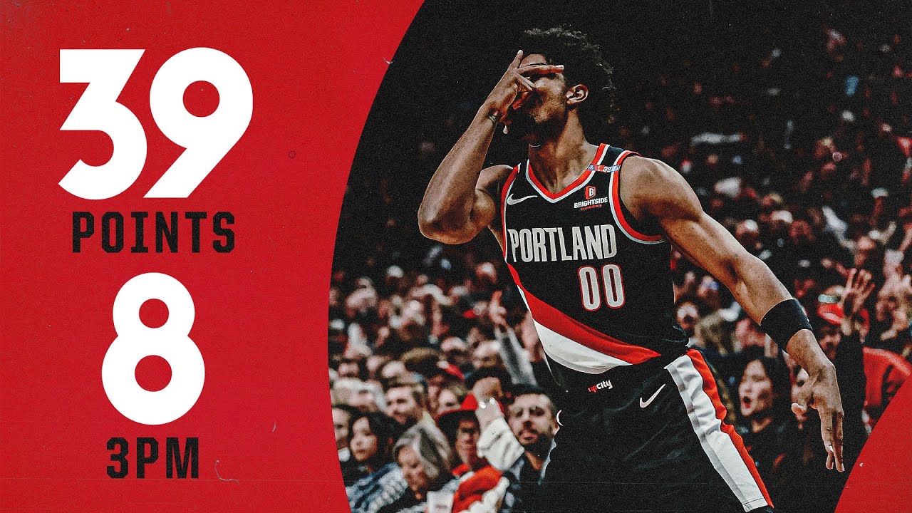 Scoot Henderson Game Highlights (39 PTS) | Trail Blazers 114, Nets 132 | Jan 14, 2025