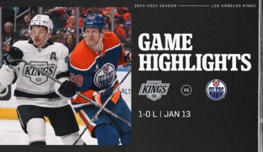 LA Kings fall to the Edmonton Oilers 1-0 in Edmonton | Game Highlights