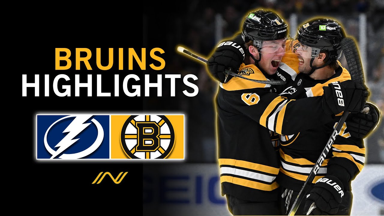Bruins Analysis: Boston Has Convincing Win Against Tampa Bay