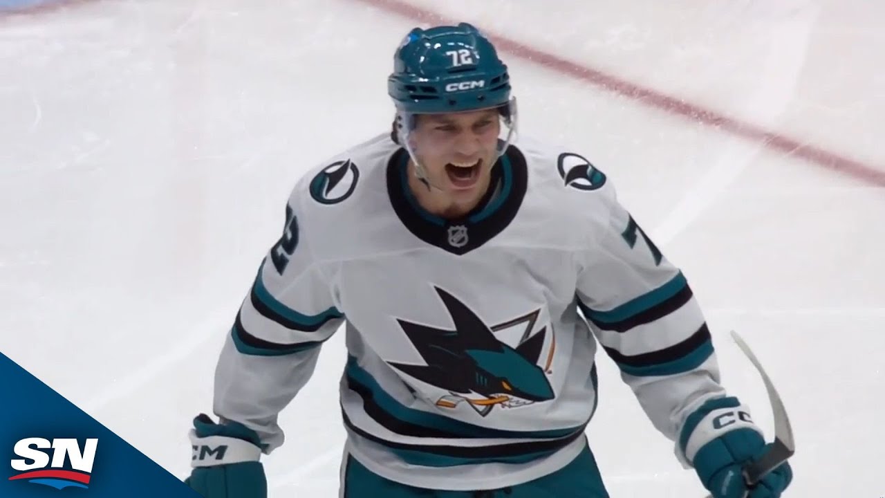 Sharks' William Eklund One-Times Goal Off Sweet Pass From Macklin Celebrini