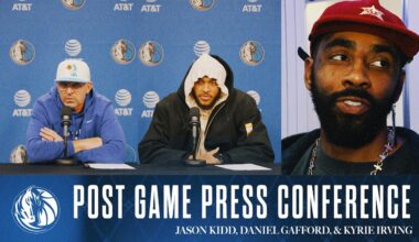 Jason Kidd, Daniel Gafford, Kyrie Irving | Post Game vs DEN | 01/14/25