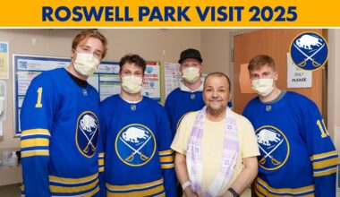 Always A Special Day 💜 | Buffalo Sabres Annual Visit To Roswell Park