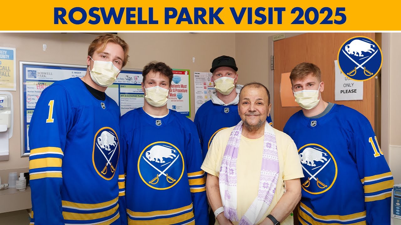 Always A Special Day 💜 | Buffalo Sabres Annual Visit To Roswell Park