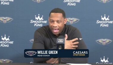 Willie Green on team's effort, final play | Pelicans-Celtics Postgame Interview 1/12/25