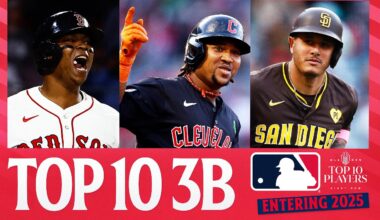 The TOP 10 Third Basemen in MLB right now! (Who's No. 1?!)
