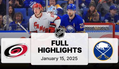 NHL Highlights | Hurricanes vs. Sabres | January 15, 2025