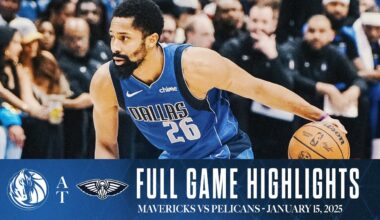 Dallas Mavericks Highlights vs. New Orleans Pelicans | January 15, 2025