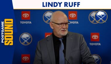"We Gotta GO" | Lindy Ruff After Buffalo Sabres 4-2 Win Over Carolina Hurricanes