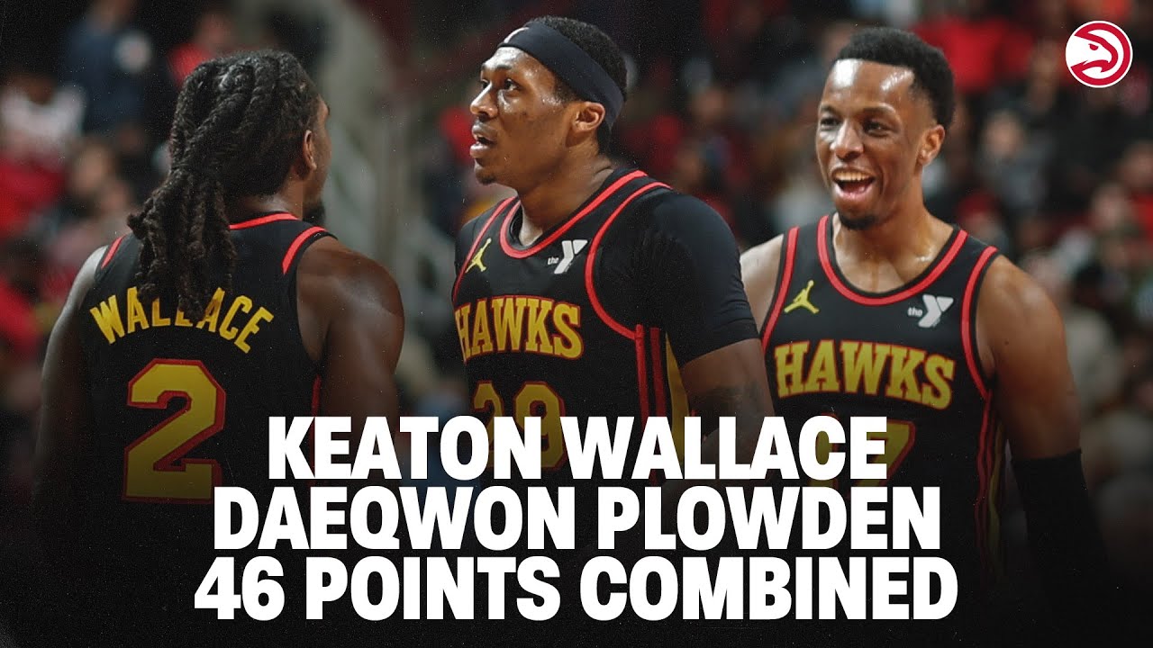 Keaton Wallace & Daeqwon Plowden GO OFF for 46 Points & 9 threes combined in Hawks Win over Bulls