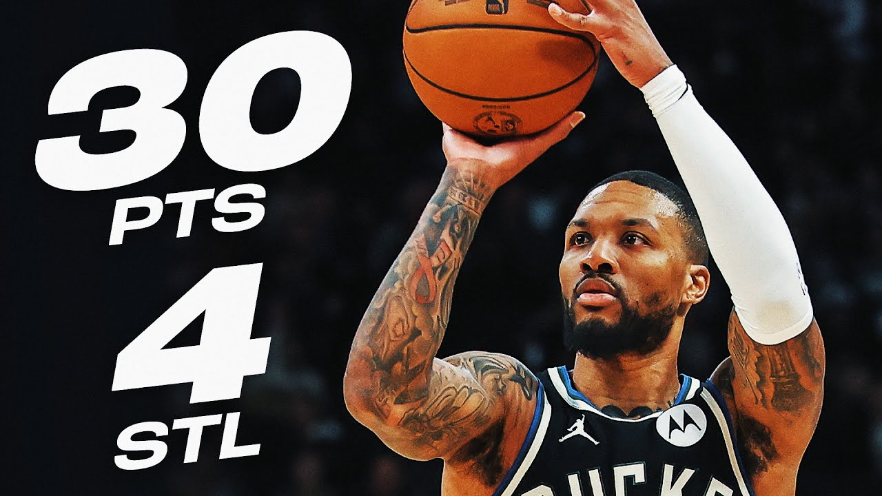 Damian Lillard Scores 30 Points vs Magic | January 15, 2025