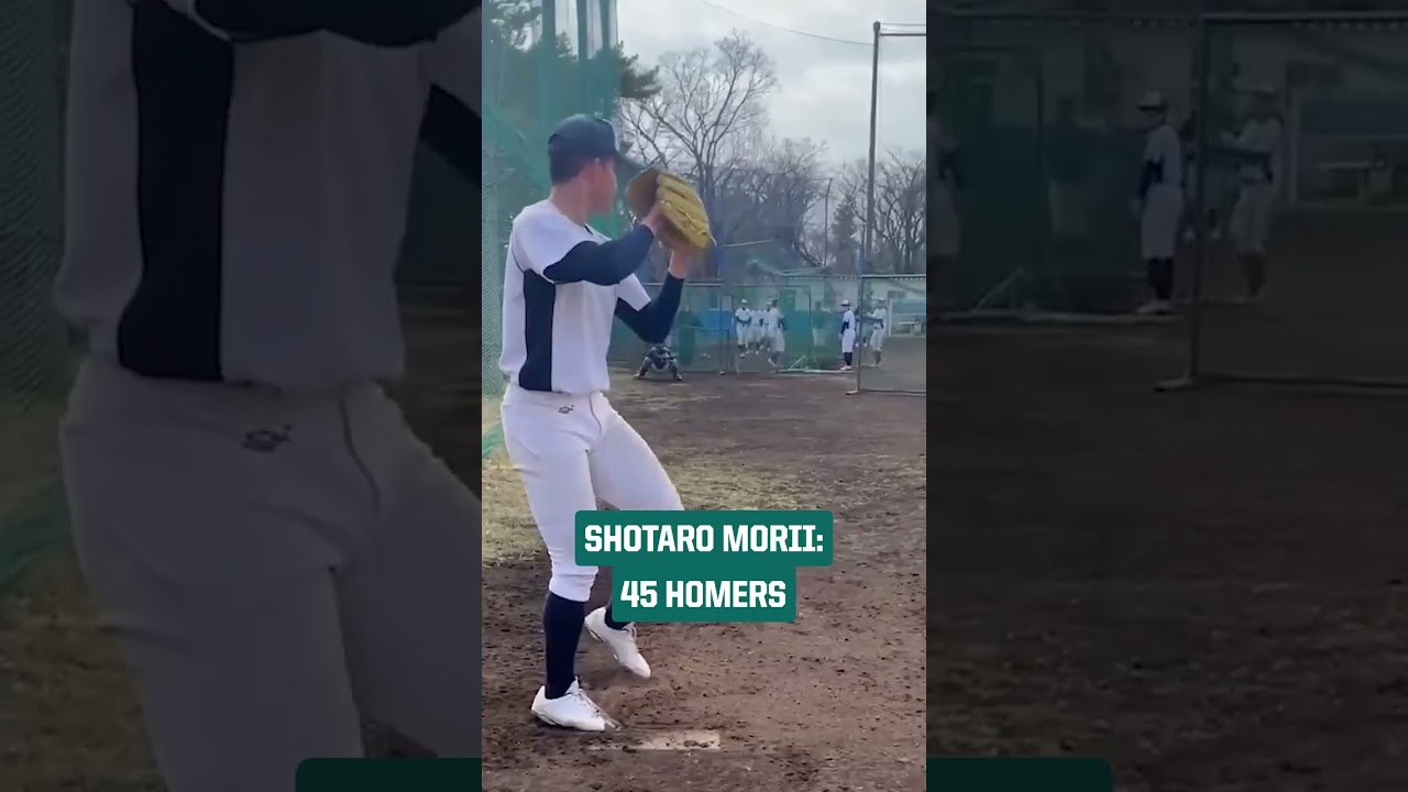 Is the A’s newest prospect, Shotaro Morii 森井翔太郎, the next Japanese two-way star? 👀 |  🎥 jkahn_5 / X