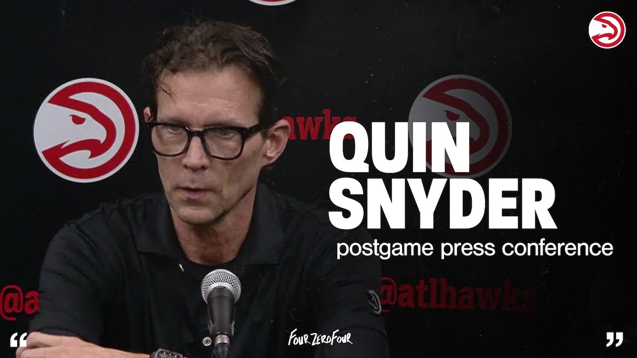 Hawks vs. Bulls Postgame Press Conference: Quin Snyder