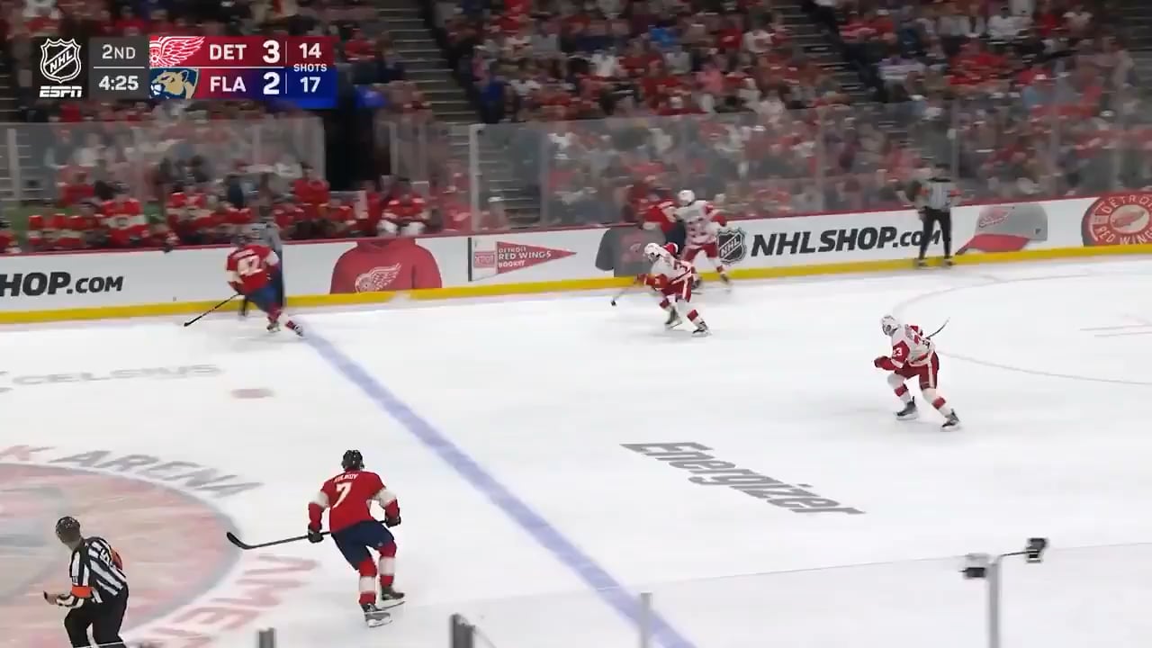 Kasper scores first even strength goal of game