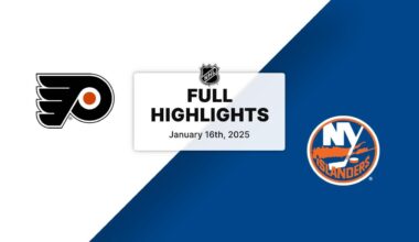 NHL Highlights | Flyers vs. Islanders | January 16, 2025