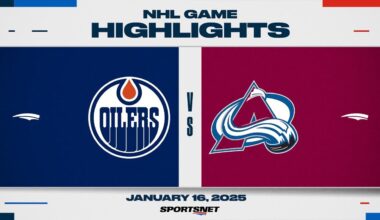 NHL Highlights | Oilers vs. Avalanche - January 16, 2025