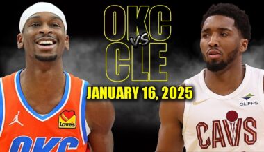 Oklahoma City Thunder vs Cleveland Cavaliers Full Game Highlights - January 16  | NBA Regular Season