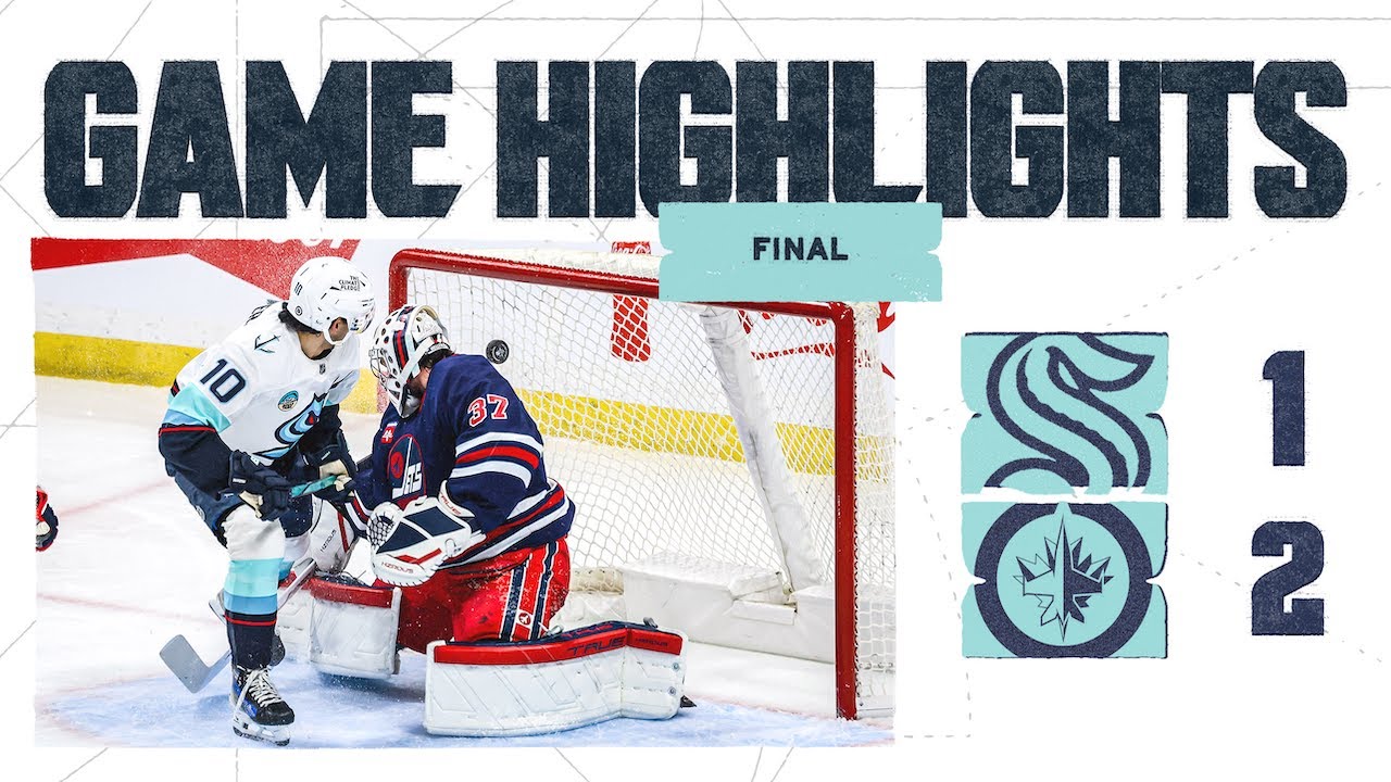 Seattle Kraken at Winnipeg Jets | 01/16 Game Highlights