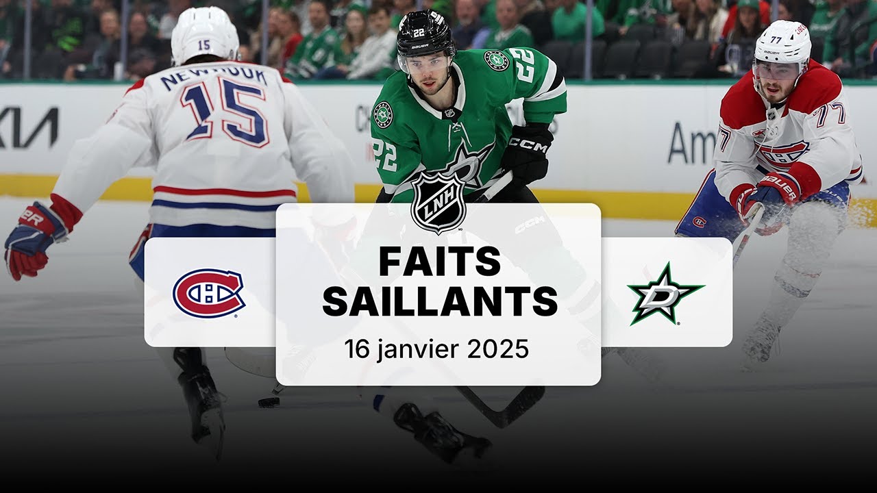Canadiens vs Stars | Faits saillants