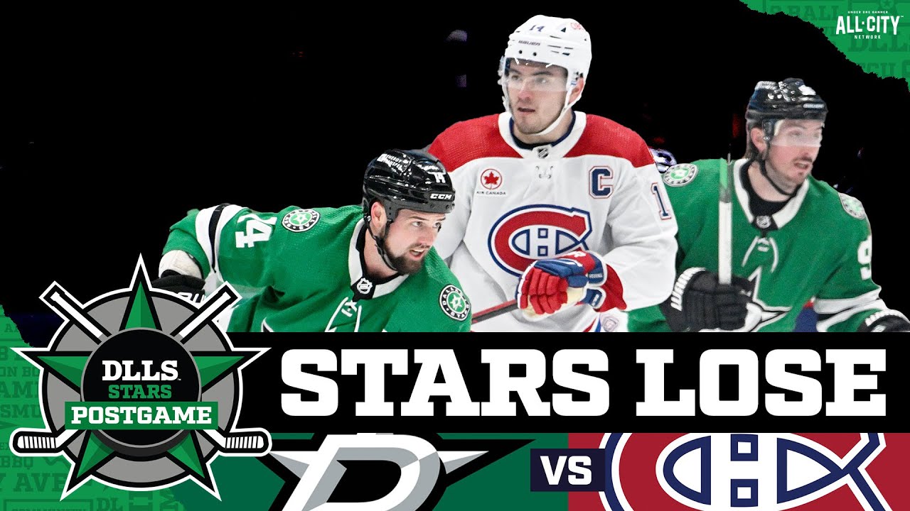 Dobeš, Montréal Canadiens Stymie Dallas Stars 3-1  | STARS POSTGAME