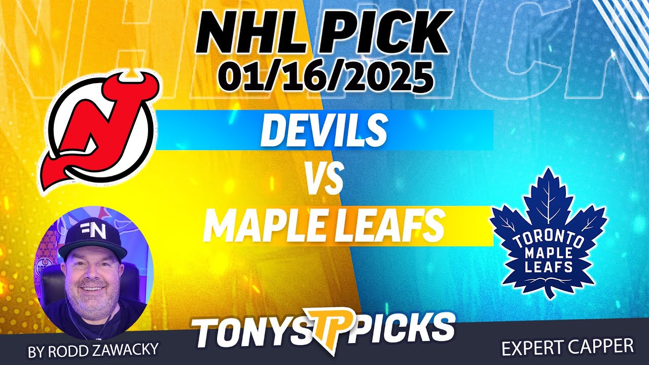 New Jersey Devils vs Toronto Maple Leafs 1/16/25 NHL Pick Prediction