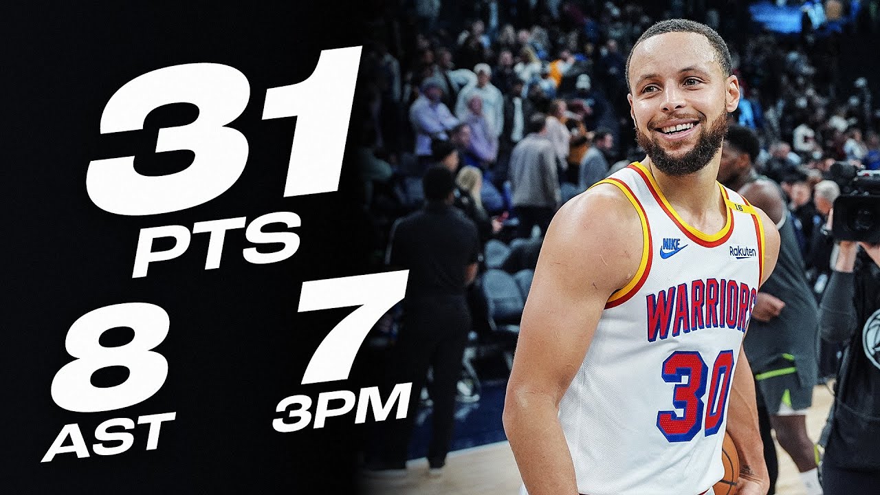 Stephen Curry Makes It Look EASY - 31 Points In Minnesota! | January 15, 2025