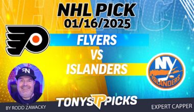 Philadelphia Flyers vs New York Islanders 1/16/25 NHL Pick Prediction