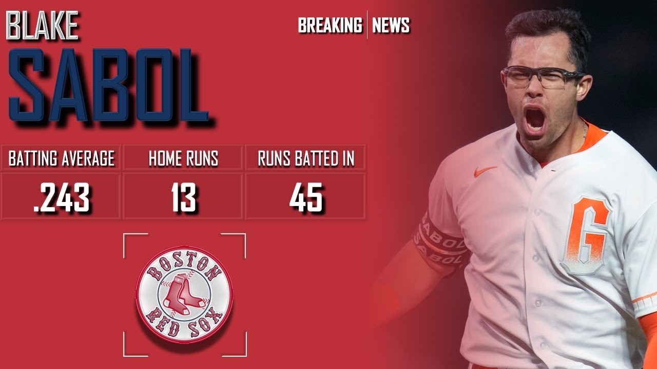 𝐁𝐑𝐄𝐀𝐊𝐈𝐍𝐆 𝐍𝐄𝐖𝐒: Boston Red Sox Acquire Catcher Blake Sabol From Giants | 2024 MLB Offseason