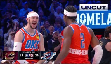Thunder's ELECTRIC 22-2 Run to End the 1st QTR (UNCUT) | January 16th 2025