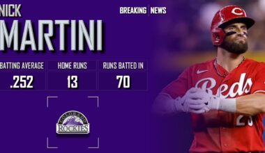 𝐁𝐑𝐄𝐀𝐊𝐈𝐍𝐆 𝐍𝐄𝐖𝐒: Colorado Rockies Sign Nick Martini To Minor League Contract | 2024 MLB Offseason