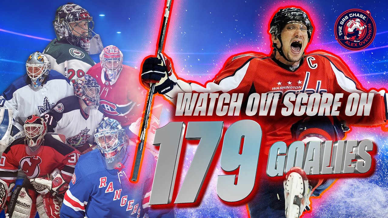 Alex Ovechkin has scored on a RECORD 179 different goalies. Here's ALL of them!