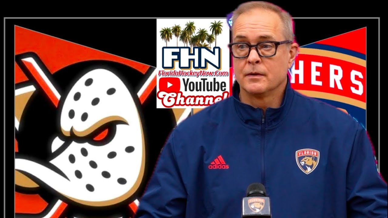 Paul Maurice, Florida Panthers Pregame vs. Anaheim Ducks