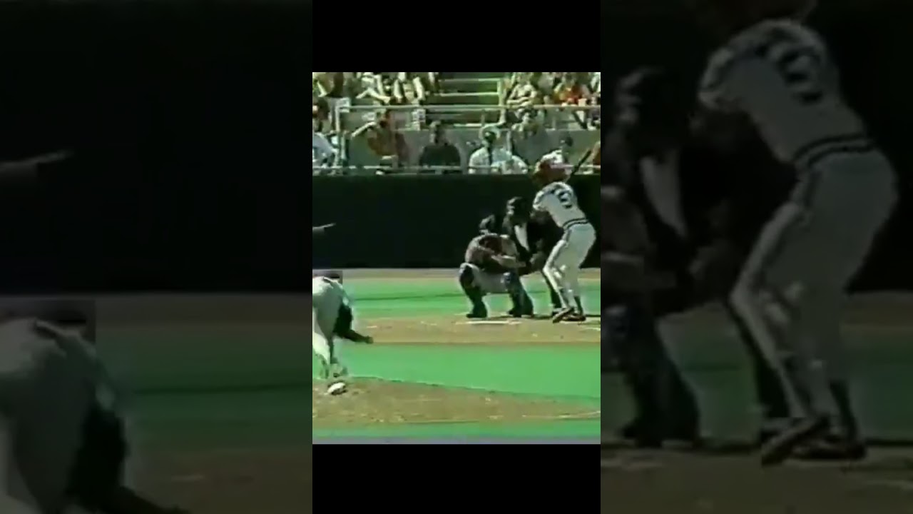 Sid Fernandez Strikes Out Willie McGee Good Fastball