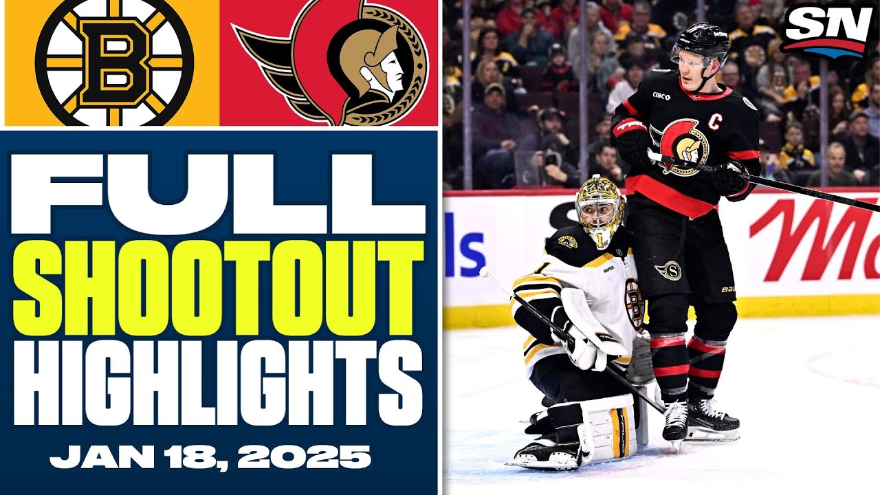 Boston Bruins at Ottawa Senators | FULL Shootout Highlights - January 18, 2025