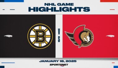 NHL Highlights | Bruins vs. Senators - January 18, 2025