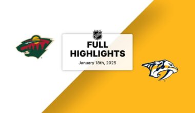 NHL Highlights | Wild vs. Predators - January 18, 2025