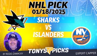 San Jose Sharks vs New York Islanders 1/18/25 NHL Pick Prediction
