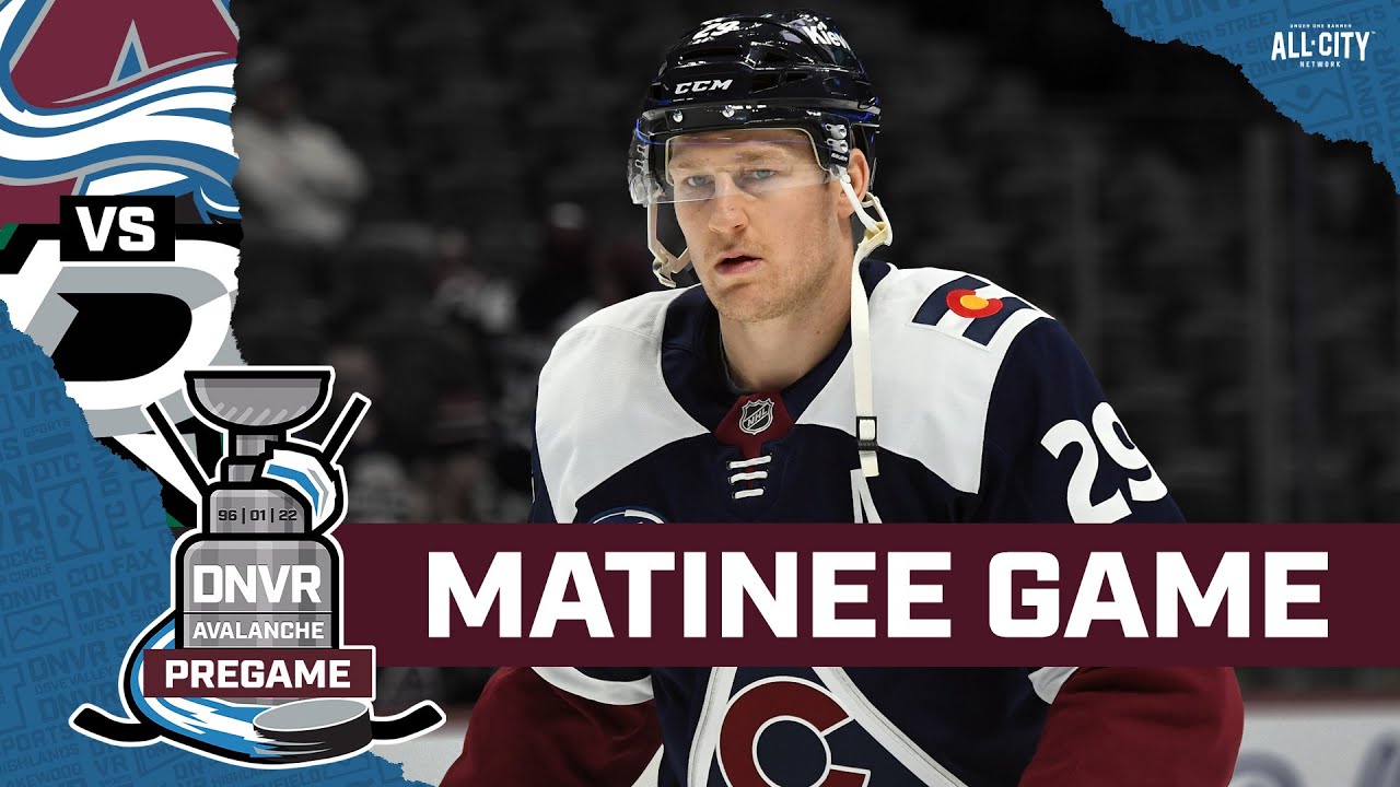 MacKinnon and the Colorado Avalanche face Dallas Stars in snowy matinee game